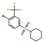 RHAWN 1-((4-Bromo-3-(trifluoromethyl)phenyl)sulfonyl)piperidine