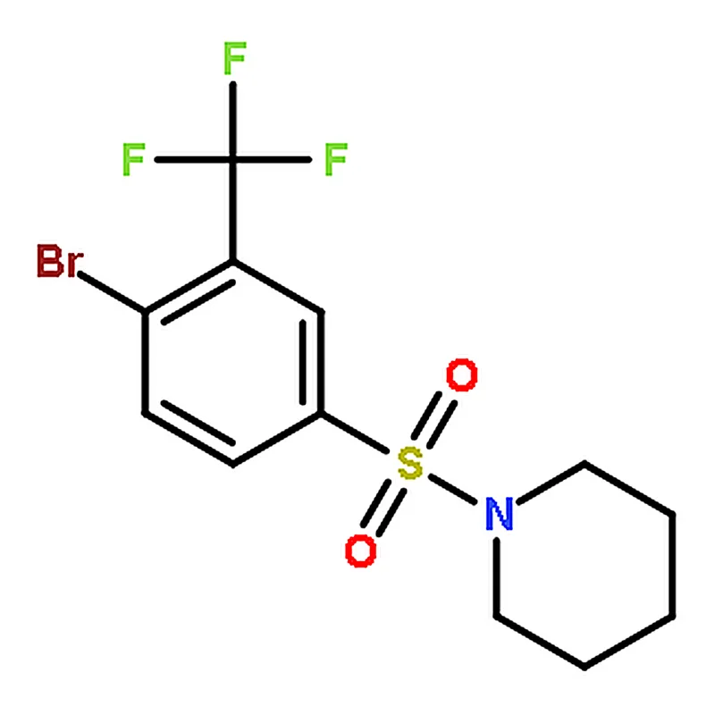 RHAWN 1-((4-Bromo-3-(trifluoromethyl)phenyl)sulfonyl)piperidine