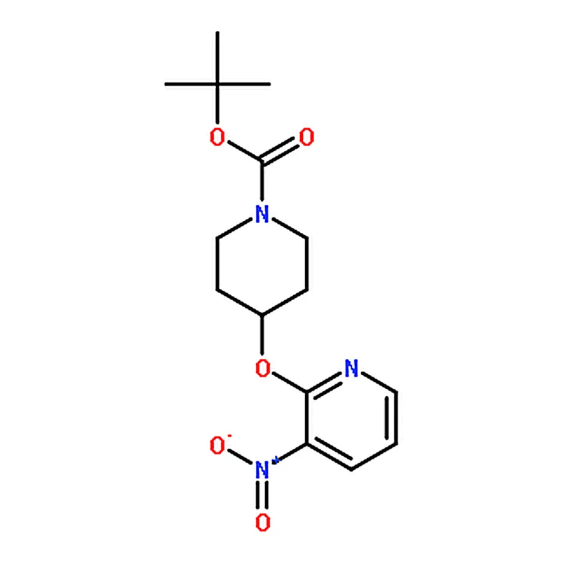 RHAWN 4-(3-Nitro-pyridin-2-yloxy)-piperidine-1-carboxylicacidtert-butylester