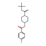 RHAWN 4-(4-Fluoro-benzoyloxy)-piperidine-1-carboxylicacidtert-butylester