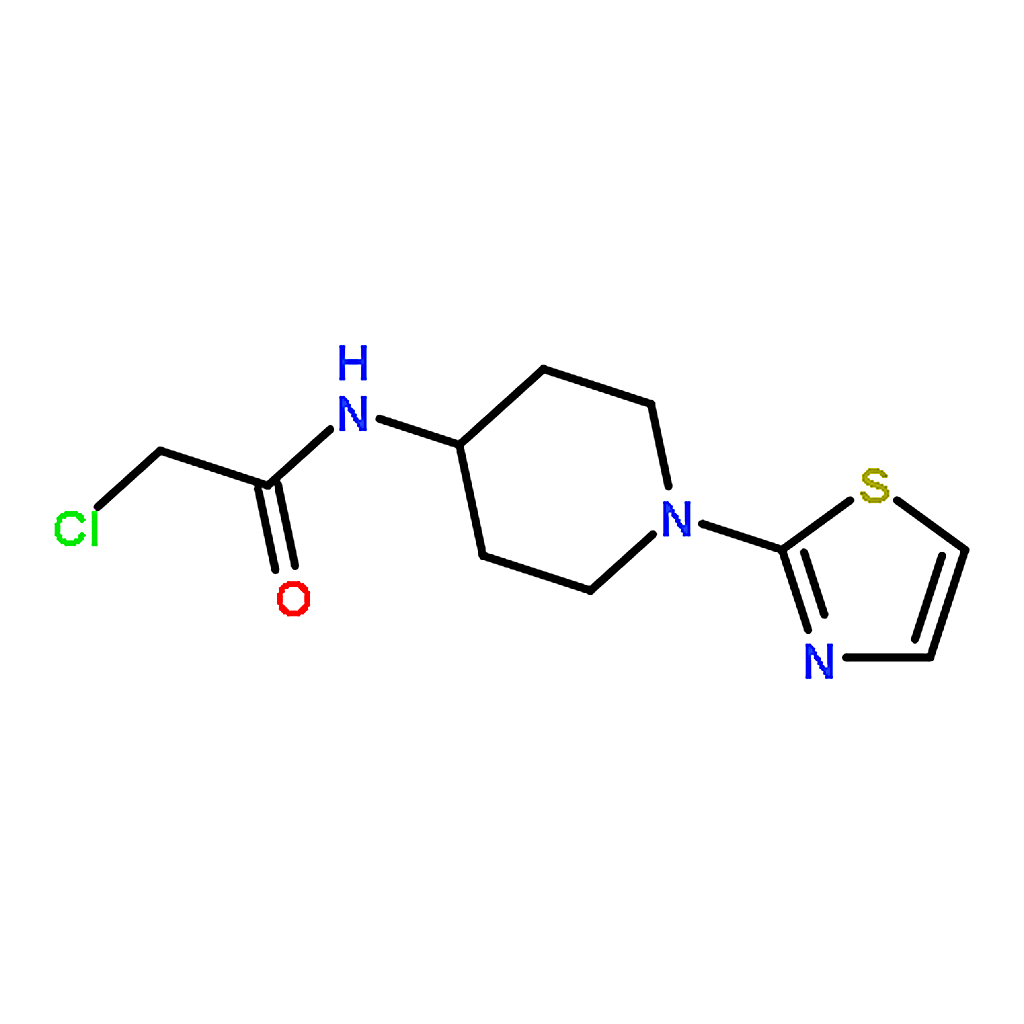 RHAWN 2-Chloro-N-(1-thiazol-2-yl-piperidin-4-yl)-acetamide