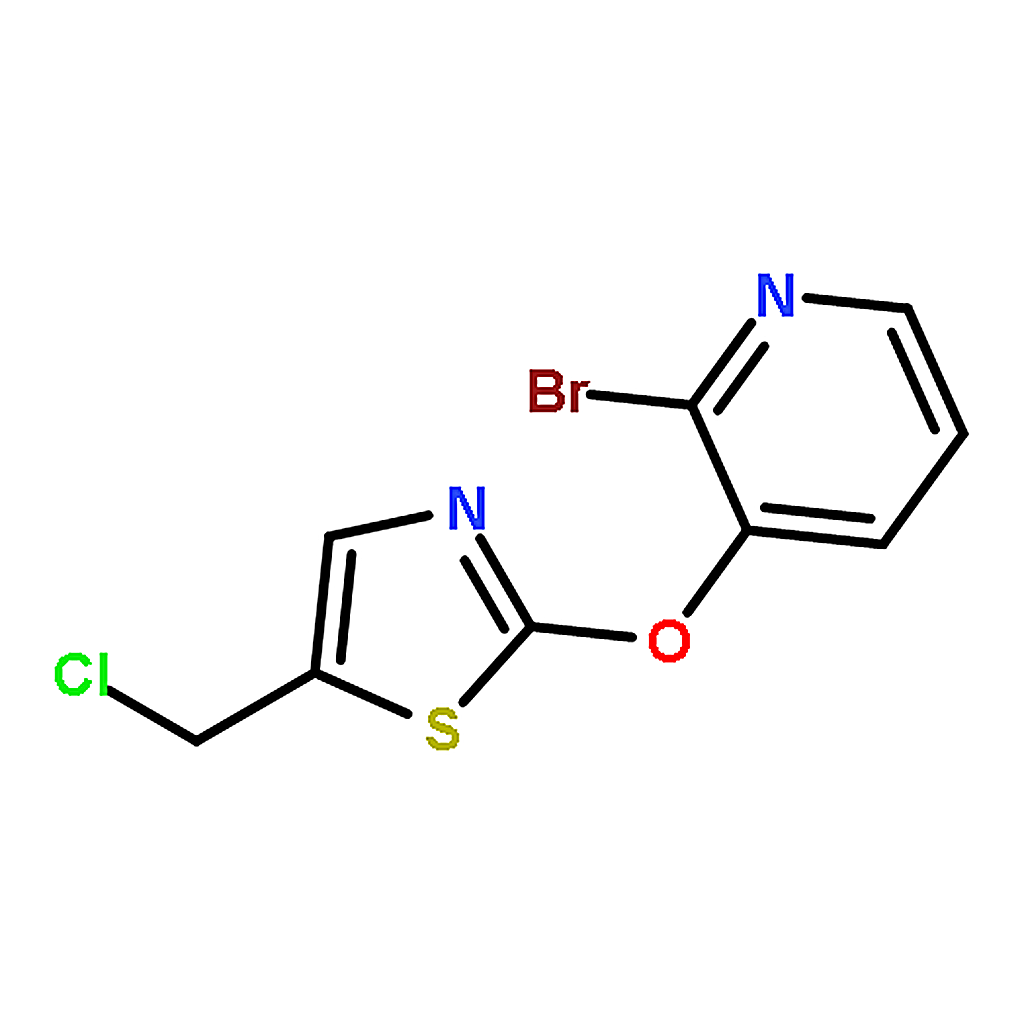 RHAWN 2-Bromo-3-(5-chloromethyl-thiazol-2-yloxy)-pyridine