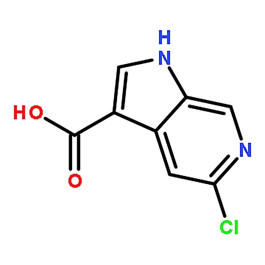 RHAWN 5-Chloro-1H-pyrrolo[2，3-c]pyridine-3-carboxylic acid