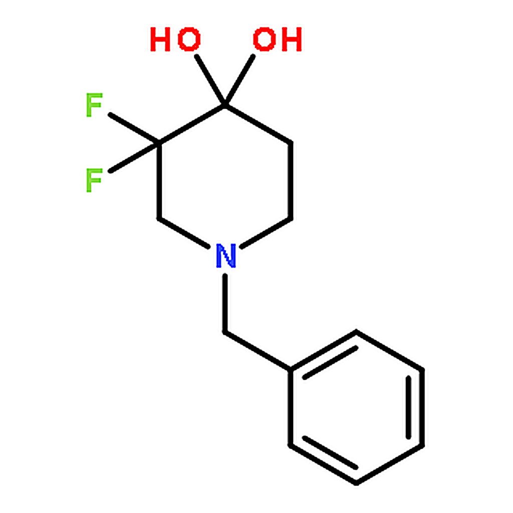 RHAWN 1-Benzyl-3,3-difluoropiperidine-4,4-diol