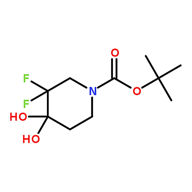 RHAWN 1-(<i>tert</i>-Butoxycarbonyl)-3,3-difluoro-4,4-dihydroxypiperidine