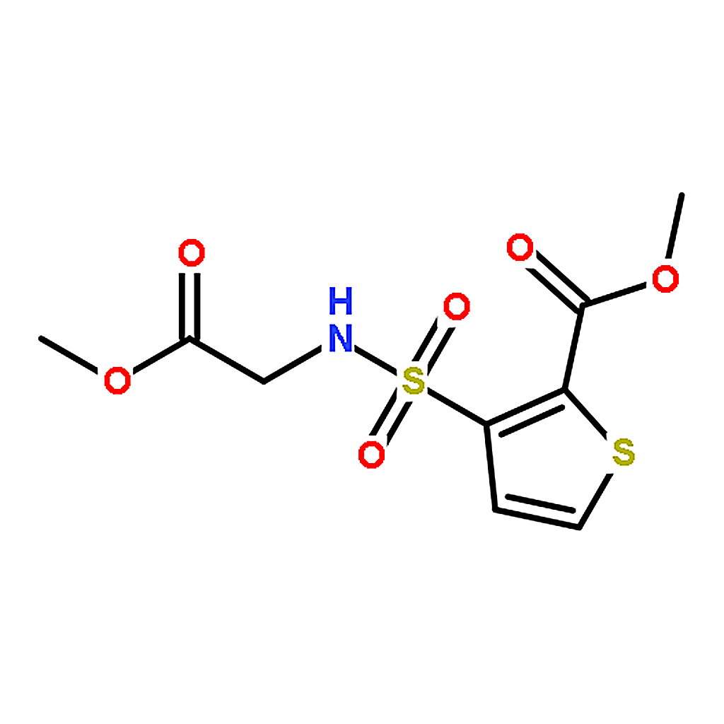 RHAWN Methyl 3-(N-(2-methoxy-2-oxoethyl)sulfamoyl)thiophene-2-carboxylate
