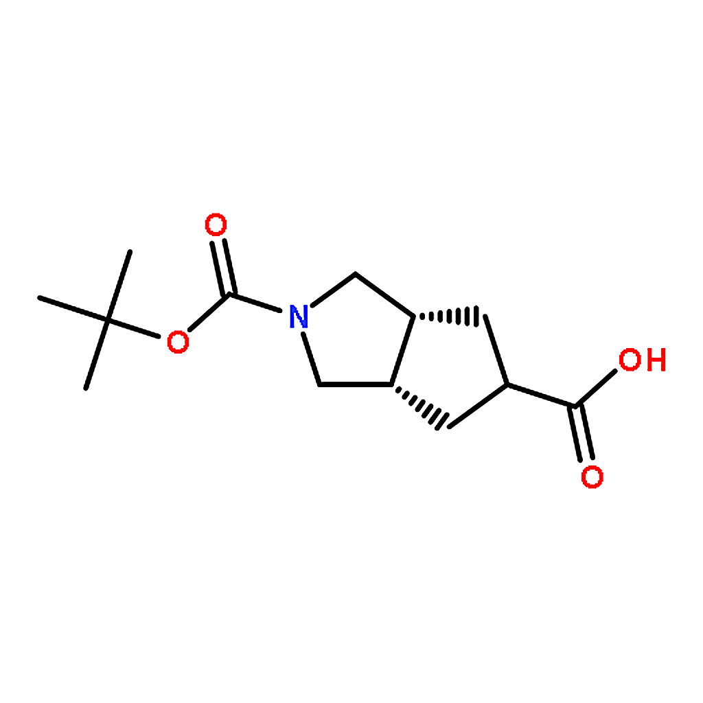 RHAWN cis-2-(tert-Butoxycarbonyl)octahydrocyclopenta[c]pyrrole-5-carboxylic acid