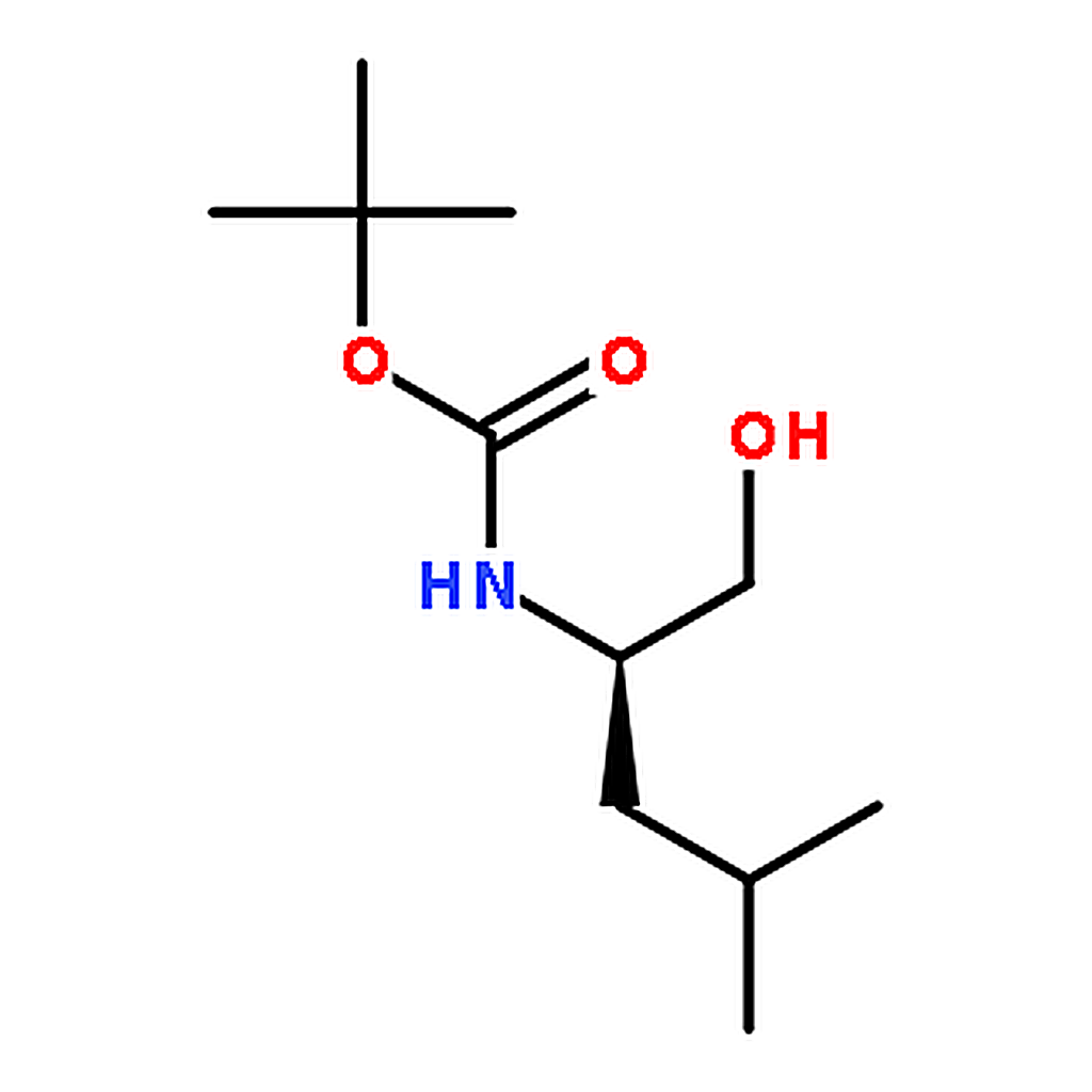 RHAWN tert-butyl N-[(2R)-1-hydroxy-4-methylpentan-2-yl]carbamate