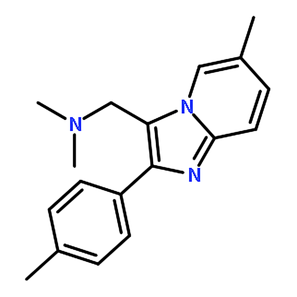RHAWN N，N-Dimethyl-1-(6-methyl-2-(p-tolyl)imidazo[1，2-a]pyridin-3-yl)methanamine