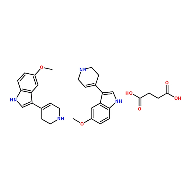 RHAWN 5-Methoxy-3-(1,2,3,6-tetrahydropyridin-4-yl)-1H-indole succinate(2:1)