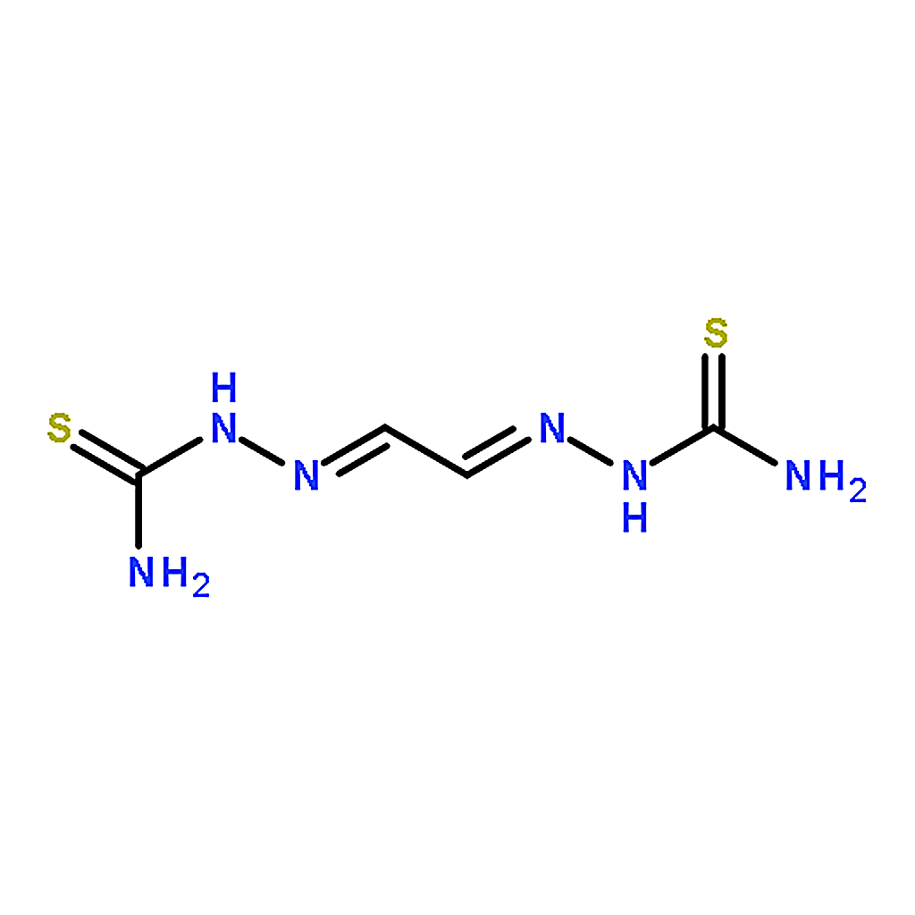 RHAWN Hydrazinecarbothioamide，2，2'-(1，2-ethanediylidene)bis-