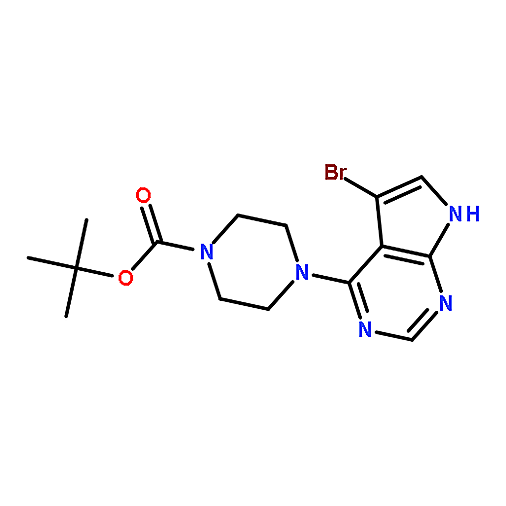 RHAWN 4-(4-Boc-1-piperazinyl)-5-bromo-7H-pyrrolo[2，3-d]pyrimidine
