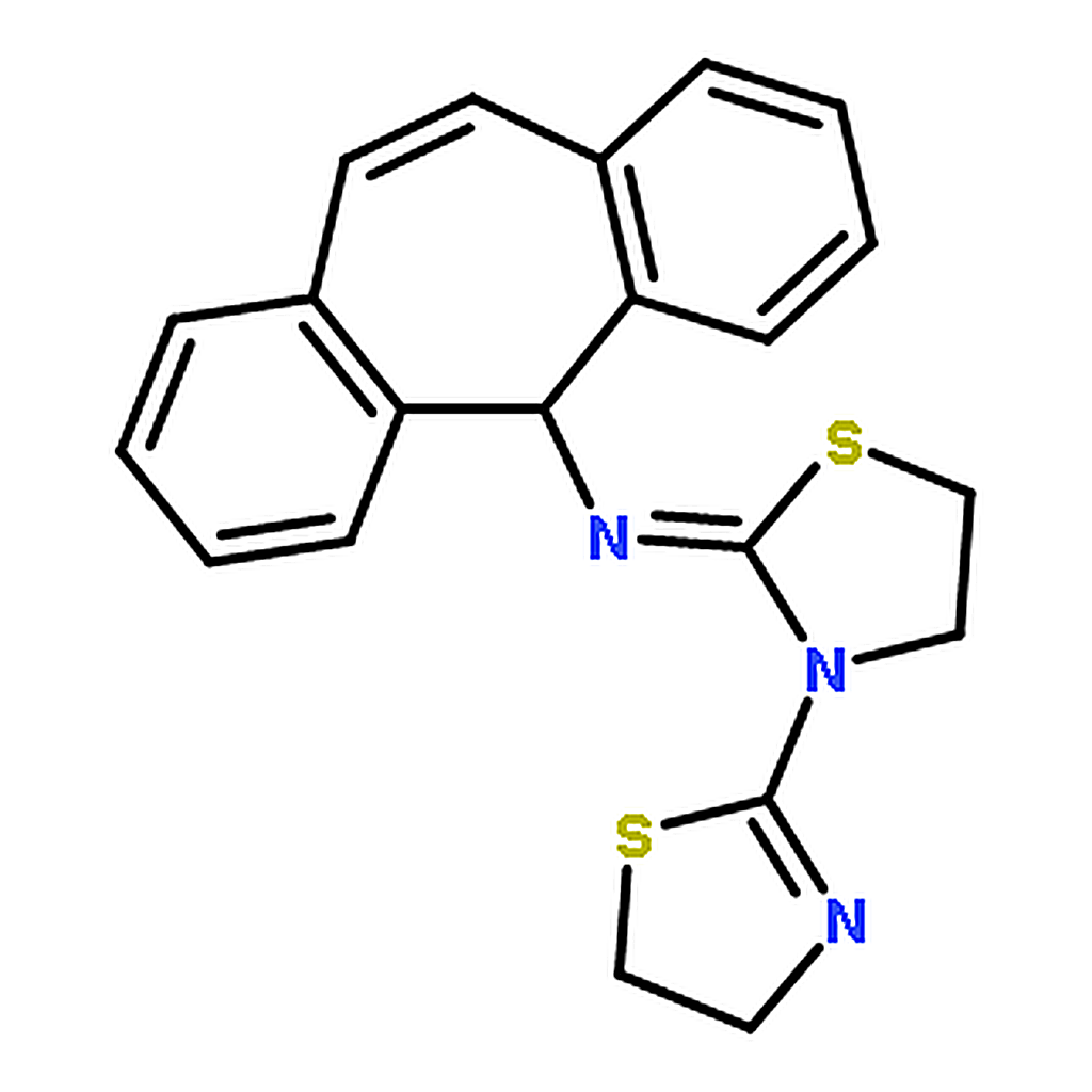 RHAWN N-(3-(4,5-Dihydrothiazol-2-yl)thiazolidin-2-ylidene)-5H-dibenzo[a,d][7]annulen-5-amine