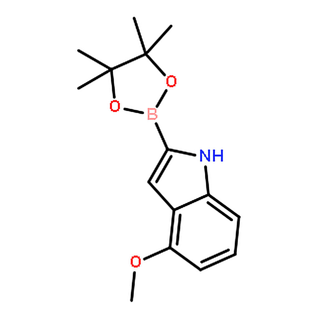 RHAWN 4-Methoxy-2-(4,4,5,5-tetramethyl-1,3,2-dioxaborolan-2-yl)-1H-indole