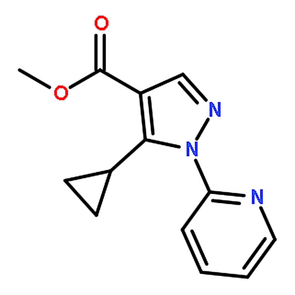 RHAWN Methyl 5-cyclopropyl-1-(pyridin-2-yl)-1H-pyrazole-4-carboxylate