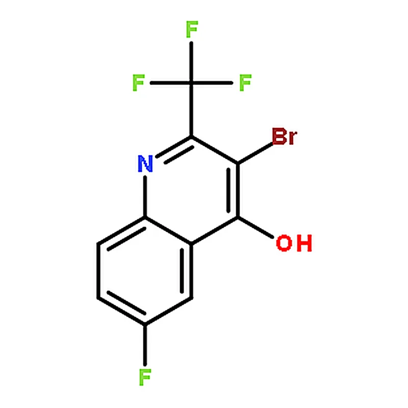 RHAWN 3-Bromo-6-fluoro-2-(trifluoromethyl)quinolin-4-ol