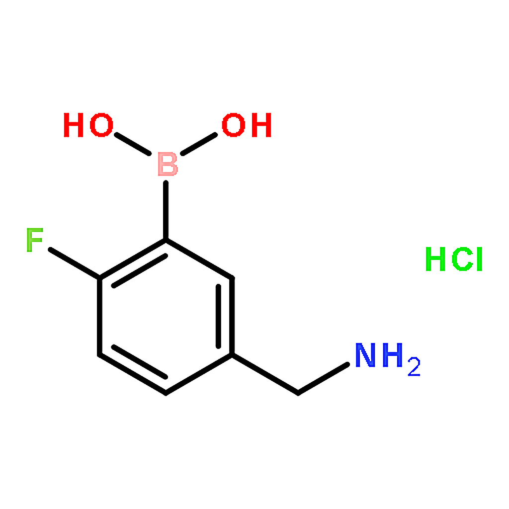 RHAWN (5-(Aminomethyl)-2-fluorophenyl)boronic acid hydrochloride