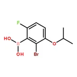 RHAWN 2-<WBR>Bromo-<WBR>6-<WBR>fluoro-<WBR>3-<WBR>isopropoxyphenylboronic acid