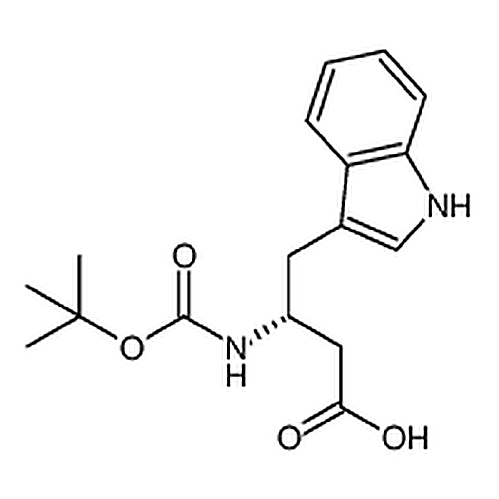 RHAWN (R)-3-((tert-Butoxycarbonyl)amino)-4-(1H-indol-3-yl)butanoic acid