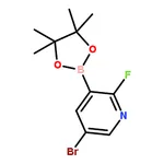 RHAWN 5-Bromo-2-fluoro-3-(4,4,5,5-tetramethyl-1,3,2-dioxaborolan-2-yl)pyridine