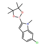 RHAWN 6-Chloro-1-methyl-2-(4,4,5,5-tetramethyl-1,3,2-dioxaborolan-2-yl)-1H-indole