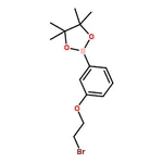 RHAWN 2-(3-(2-Bromoethoxy)phenyl)-4,4,5,5-tetramethyl-1,3,2-dioxaborolane