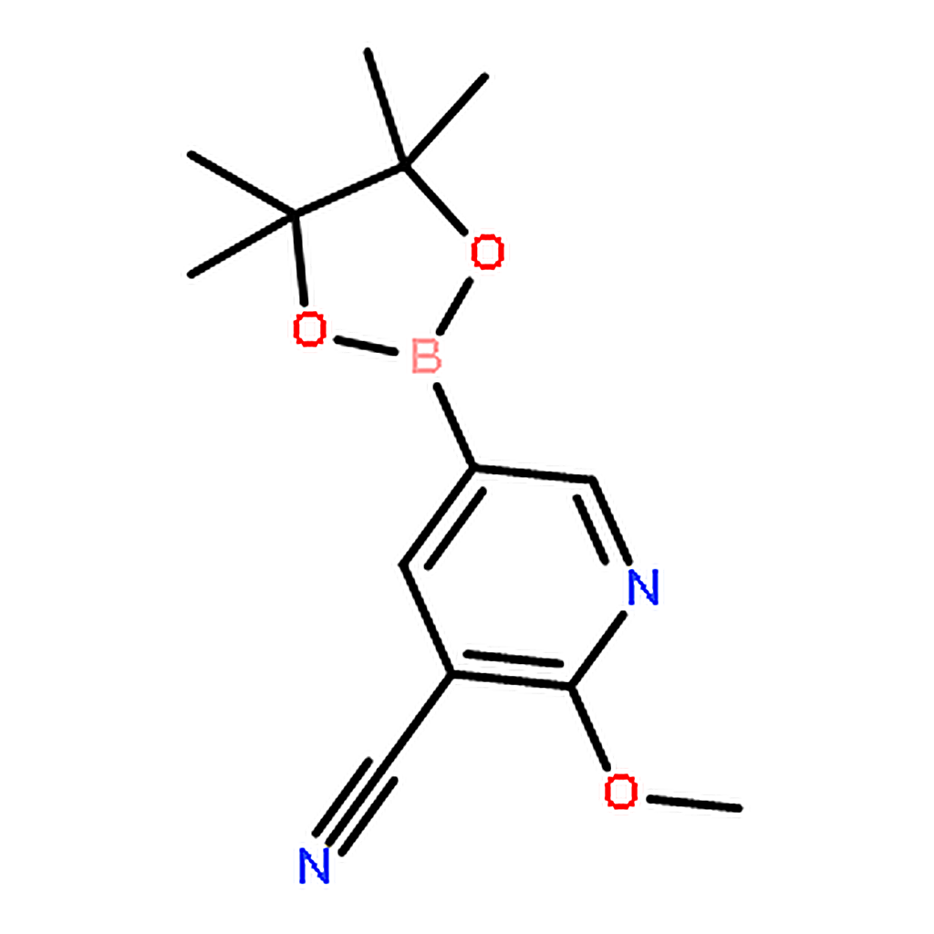 RHAWN 2-Methoxy-5-(4,4,5,5-tetramethyl-1,3,2-dioxaborolan-2-yl)nicotinonitrile