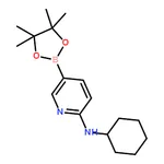 RHAWN N-Cyclohexyl-5-(4,4,5,5-tetramethyl-1,3,2-dioxaborolan-2-yl)pyridin-2-amine