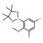 RHAWN 2-(3,5-Difluoro-2-methoxyphenyl)-4,4,5,5-tetramethyl-1,3,2-dioxaborolane