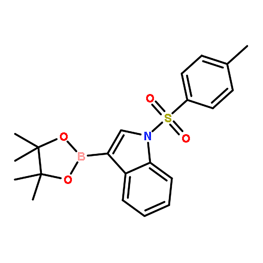RHAWN 3-(4，4，5，5-Tetramethyl-1，3，2-dioxaborolan-2-yl)-1-tosyl-1H-indole