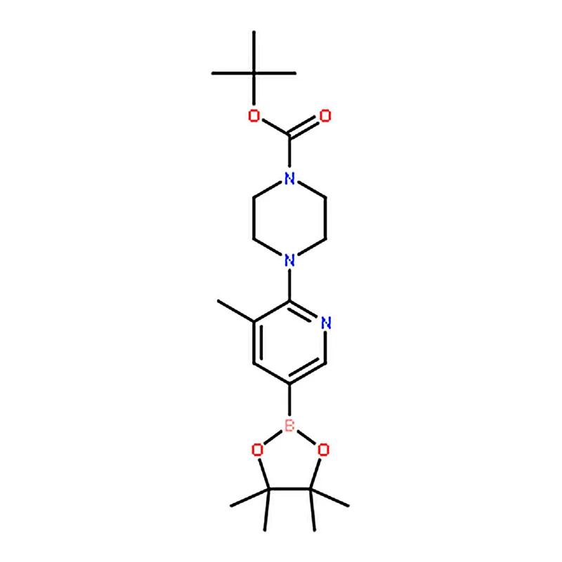 RHAWN tert-Butyl 4-(3-methyl-5-(4,4,5,5-tetramethyl-1,3,2-dioxaborolan-2-yl)pyridin-2-yl)piperazin