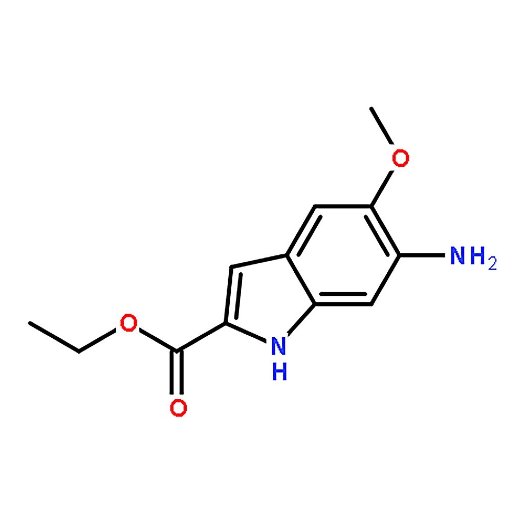 RHAWN ethyl 6-amino-5-methoxy-1H-indole-2-carboxylate