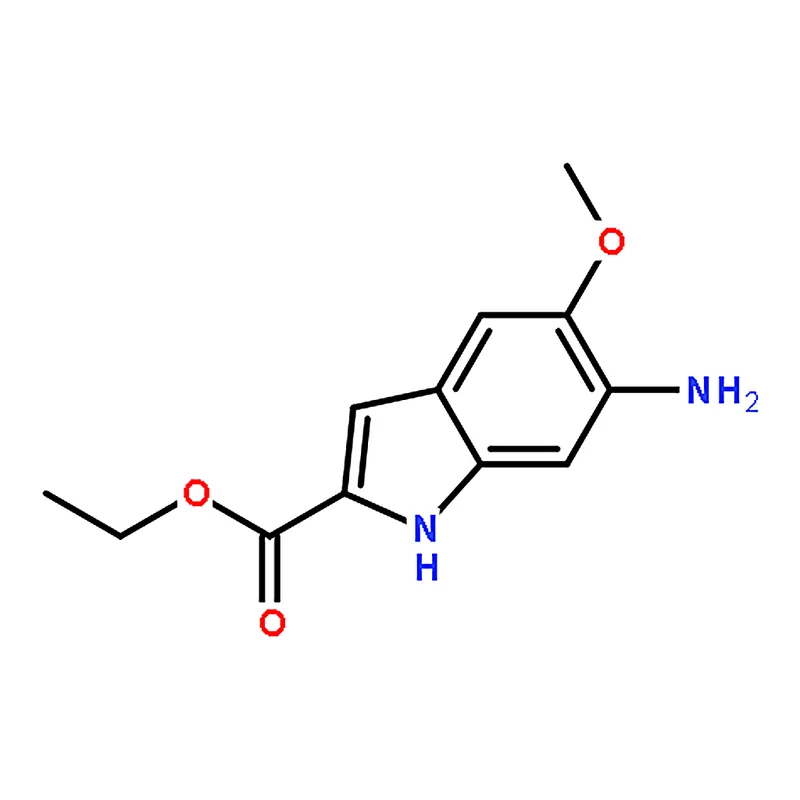 RHAWN ethyl 6-amino-5-methoxy-1H-indole-2-carboxylate