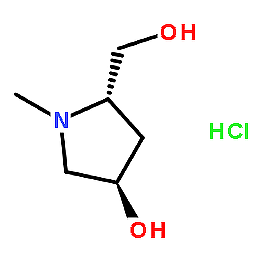 RHAWN (3R,5S)-5-(Hydroxymethyl)-1-methylpyrrolidin-3-ol hydrochloride