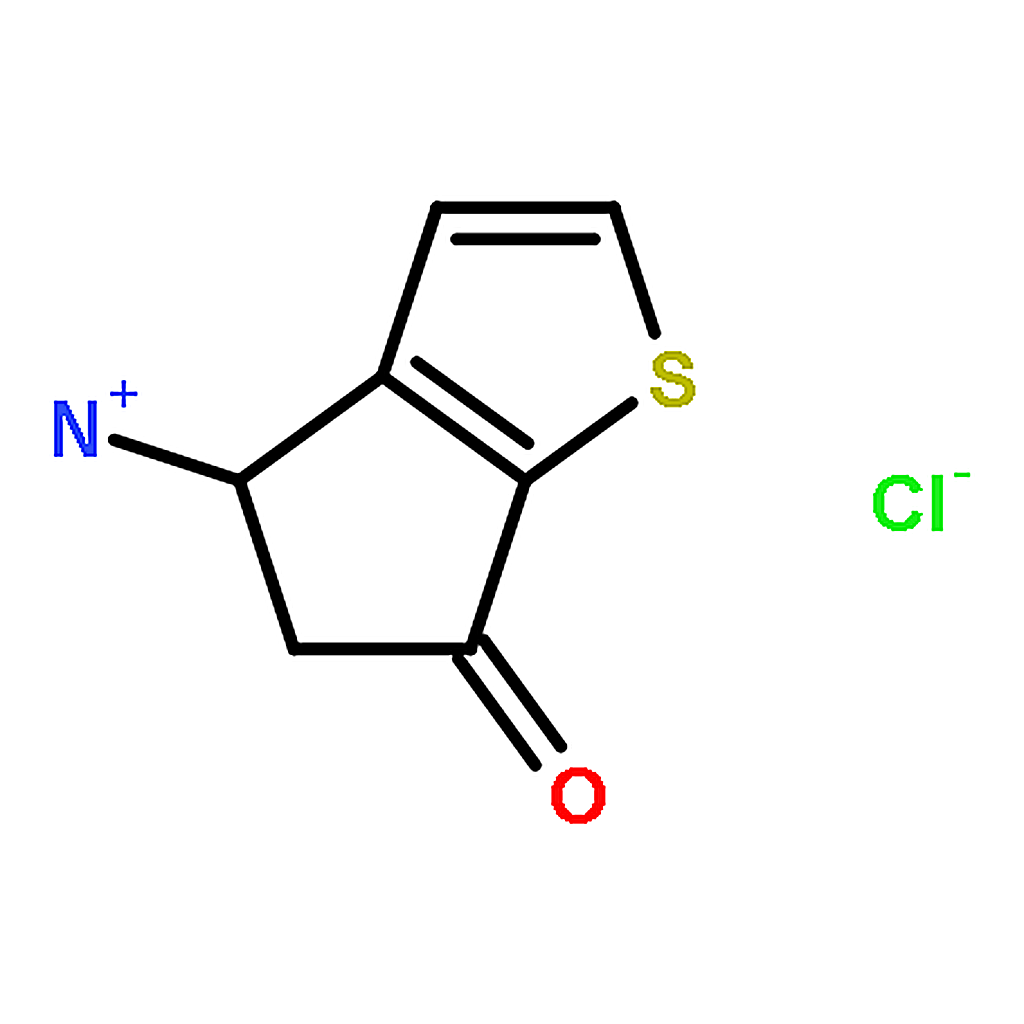 RHAWN 4-Amino-4，5-dihydro-6H-cyclopenta[b]thiophen-6-one hydrochloride