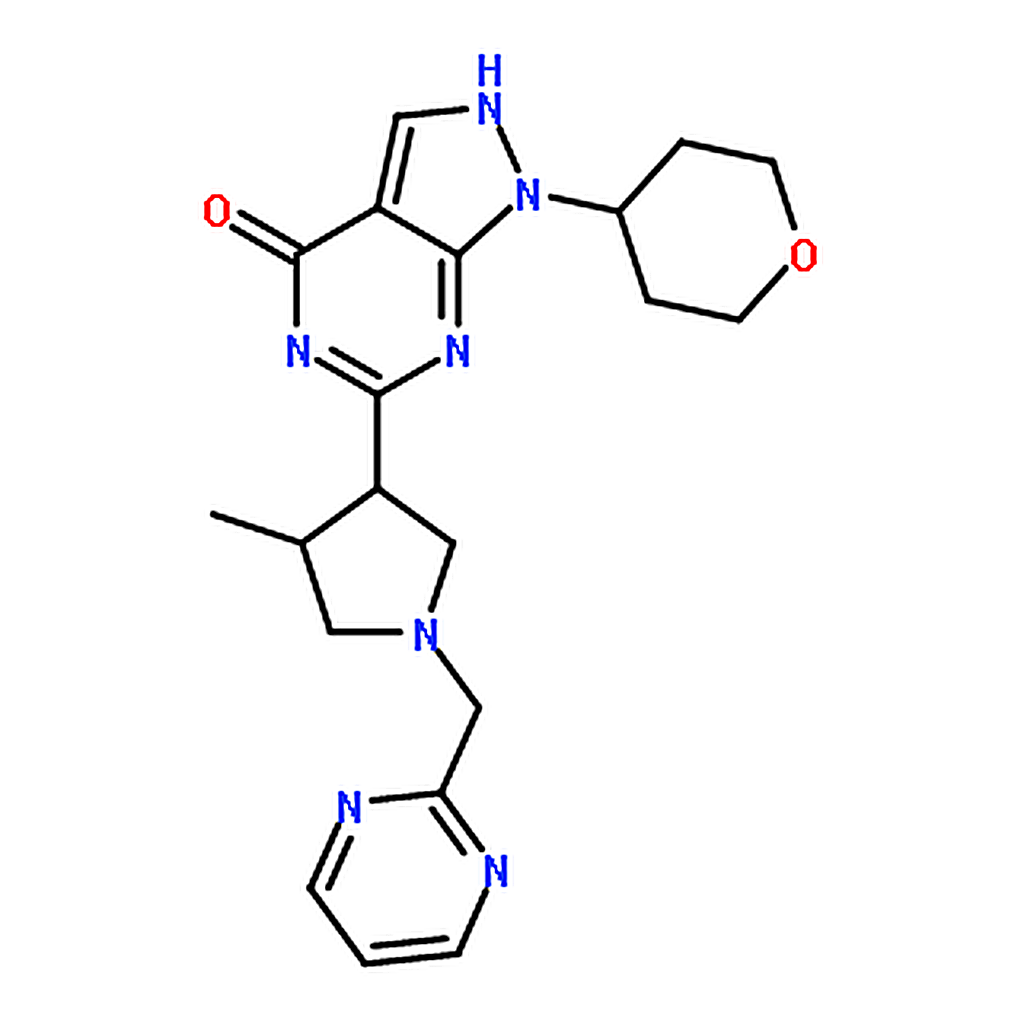 RHAWN 6-[(3S,4S)-4-methyl-1-(pyrimidin-2-ylmethyl)pyrrolidin-3-yl]-1-(oxan-4-yl)-2H-pyrazolo[3,4-d