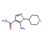 RHAWN 5-Amino-1-(tetrahydro-2H-pyran-4-yl)-1H-pyrazole-4-carboxamide