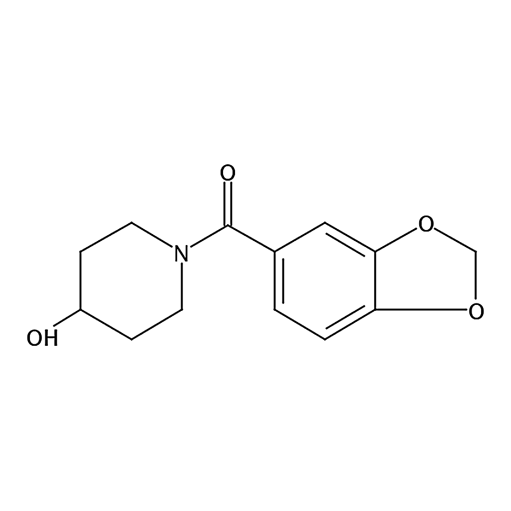 RHAWN Benzo[d][1,3]dioxol-5-yl(4-hydroxypiperidin-1-yl)methanone
