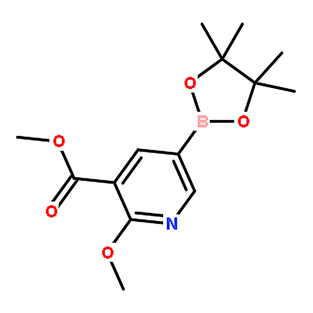 RHAWN Methyl 2-methoxy-5-(4,4,5,5-tetramethyl-1,3,2-dioxaborolan-2-yl)nicotinate