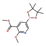RHAWN Methyl 2-methoxy-5-(4,4,5,5-tetramethyl-1,3,2-dioxaborolan-2-yl)nicotinate