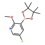 RHAWN 5-Fluoro-2-methoxy-3-(4,4,5,5-tetramethyl-1,3,2-dioxaborolan-2-yl)pyridine