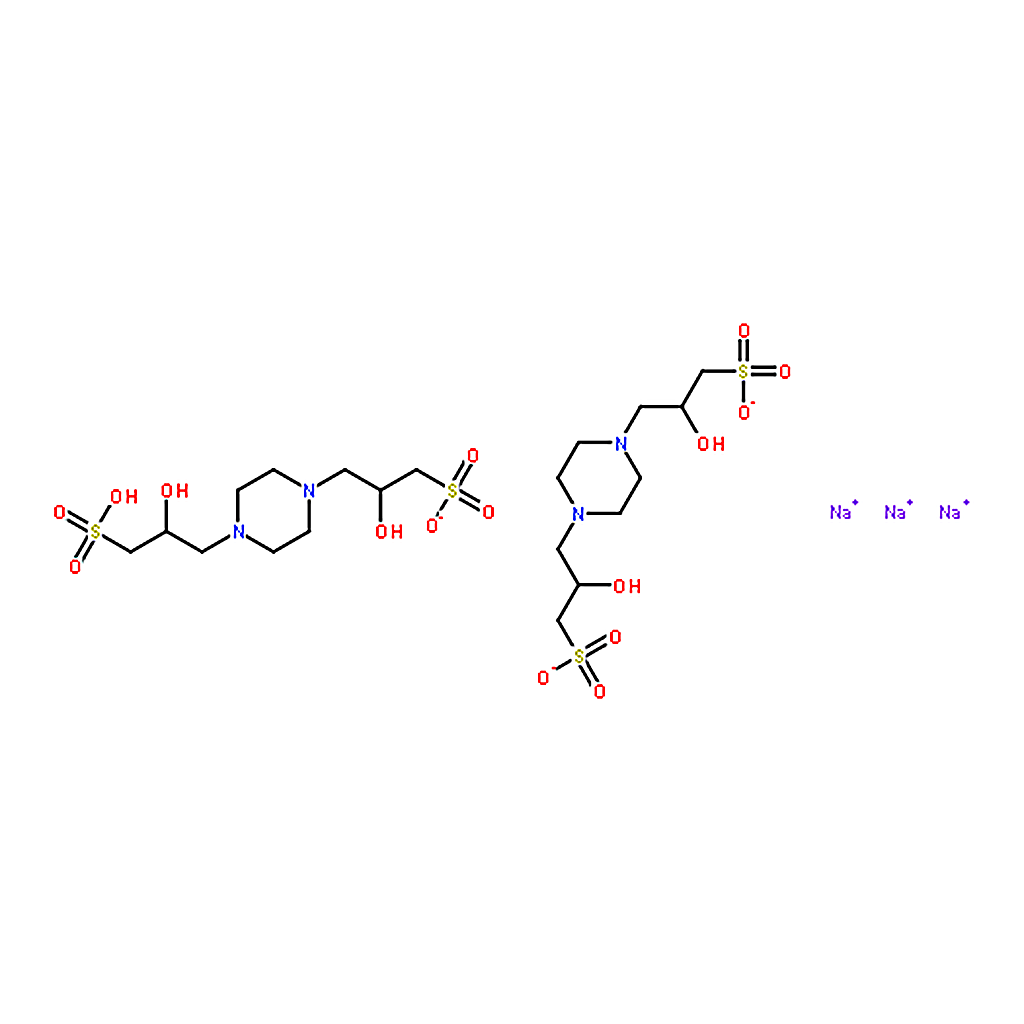RHAWN Piperazine-N,N'-bis(2-hydroxypropanesulfonic acid) sesquisodium salt
