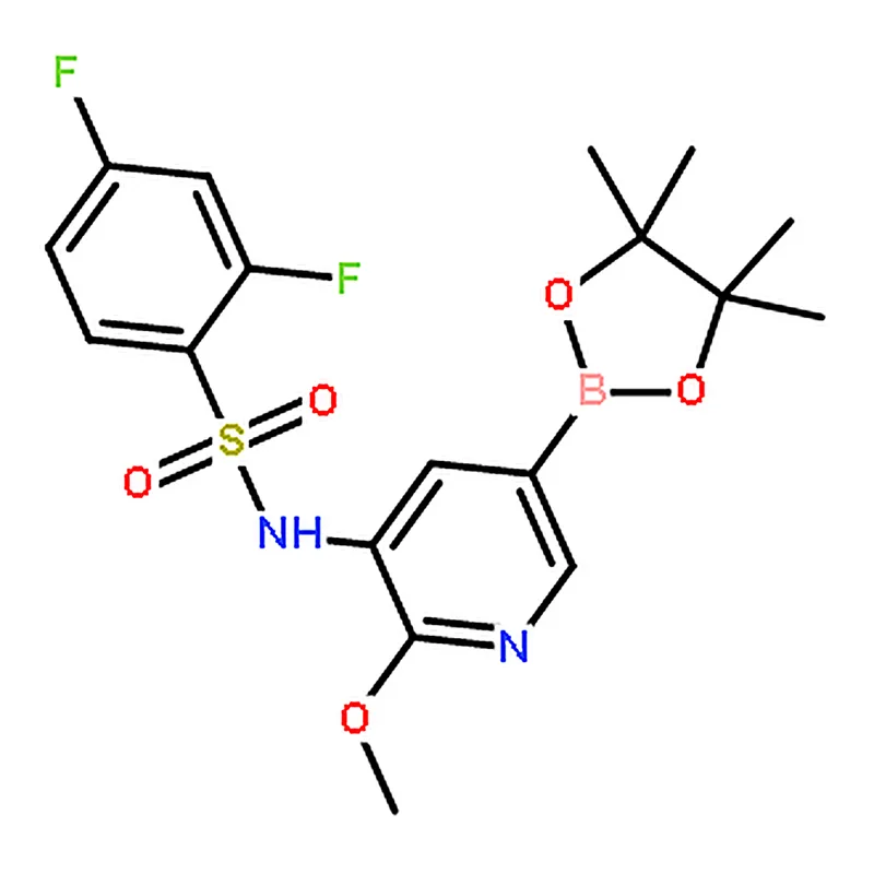 RHAWN 2,4-Difluoro-N-(2-methoxy-5-(4,4,5,5-tetramethyl-1,3,2-dioxaborolan-2-yl)pyridin-3-yl)benzen