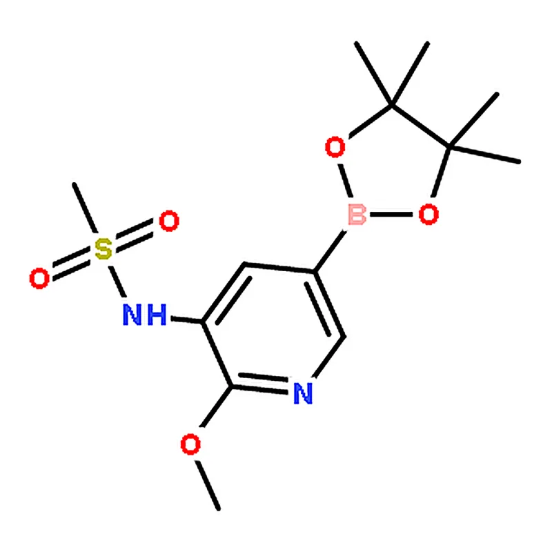 RHAWN N-(2-Methoxy-5-(4,4,5,5-tetramethyl-1,3,2-dioxaborolan-2-yl)pyridin-3-yl)methanesulfonamide