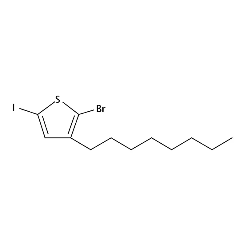 RHAWN 2-Bromo-5-iodo-3-<i>n</i>-octylthiophene (stabilized with Copper chip)
