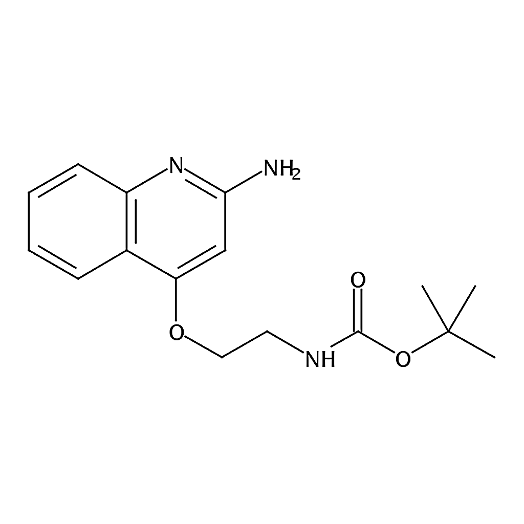 RHAWN tert-Butyl (2-((2-aminoquinolin-4-yl)oxy)ethyl)carbamate