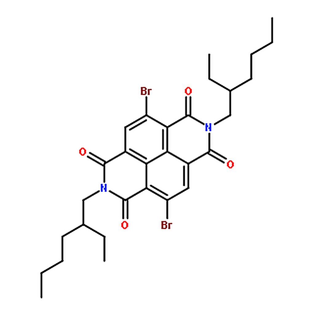 RHAWN 2,6-Dibromo-<i>N</i>,<i>N</i>'-bis(2-ethylhexyl)-1,8:4,5-naphthalenetetracarboxdiimide