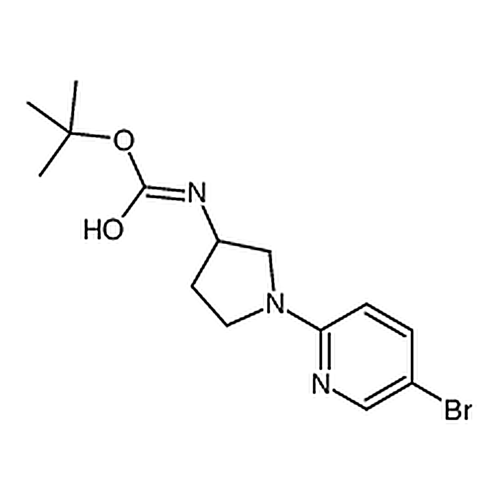 RHAWN [1-(5-BroMo-pyridin-2-yl)-pyrrolidin-3-yl]-carbaMic acid tert-butyl ester