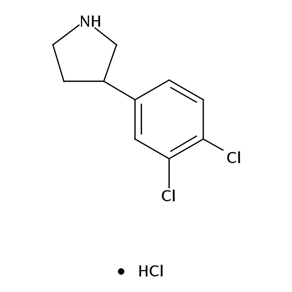 RHAWN 3-(3,4-Dichlorophenyl)pyrrolidine hydrochloride