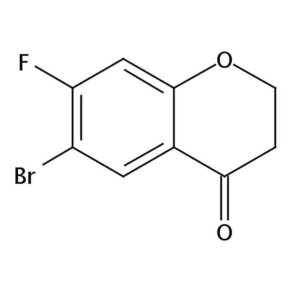 RHAWN 6-Bromo-7-fluorochroman-4-one